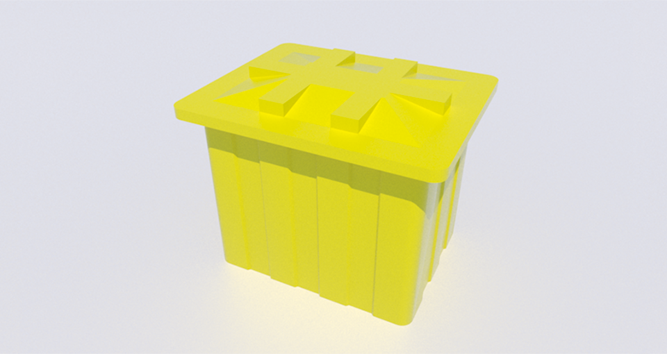 CAJA ALMACENAMIENTO DE BATERIAS | ECODEPUR ECOBOX