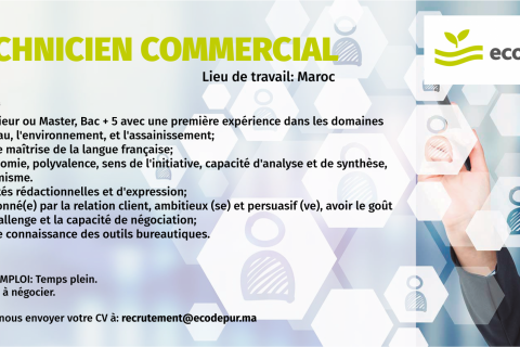 Nous recrutons pour le Maroc